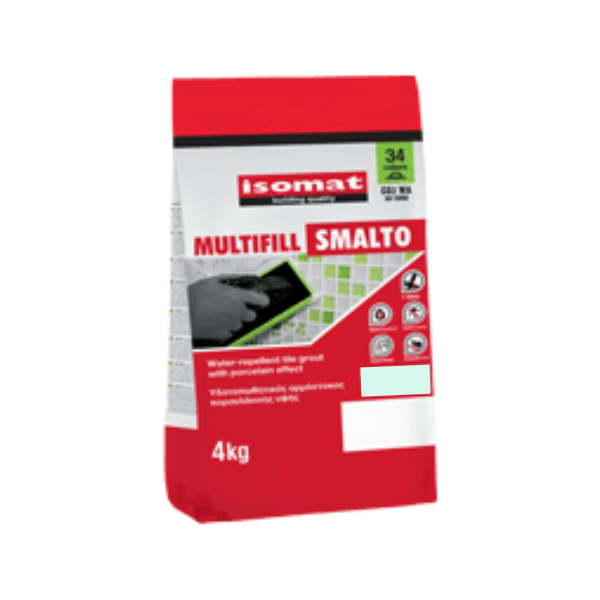 Фугираща смес Multifill Smalto 0-8 мм 49 – 2 кг – Тюркоаз – (Isomat)
