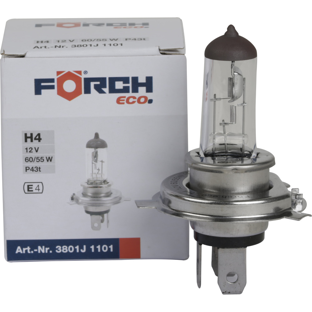 Лампа (крушка) авто H4 60/55W 12V халогенна ECO – (Foerch)