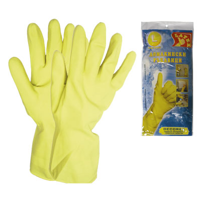 Ръкавици латекс M – (Decorex)