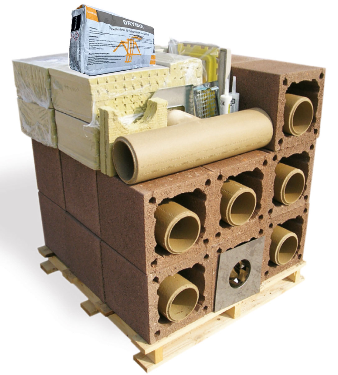 Готов СЕТ за комин Schiedel UNI Ф20 / 45 гр. – 7 м.