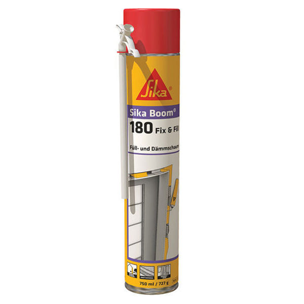 Пяна полиуретанова ръчна Sika Boom 180 Fix & Fil – 750 мл – (Sika)