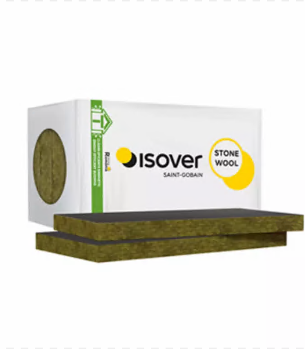 Каменна вата 35 кг. 10 см. Easy Vent – 3.6 кв. м. с черен воал (Isover)