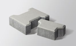 Паве бетонно 2Т/8, с фаска – 16/20/8 см – сиво (Техносим)