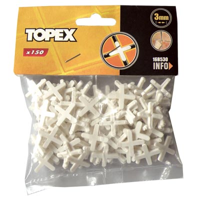 Кръстачка за фуги 5 мм – 100 бр – (Topex)