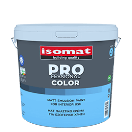 Интериорна боя латекс за тониране Proffesional Color прозрачен  – 0.750 л. (Isomat)