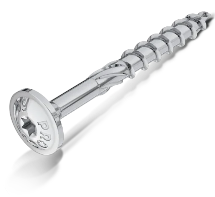 Винт за дърво Procut R-PTK 6/60/35 mm – TX30 бял широка периферия частична резба – (Rawlplug)