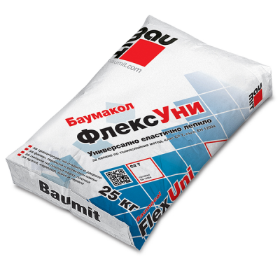Лепило за плочки и камък C2T Baumacol FlexUni – 25 кг. (Баумит)