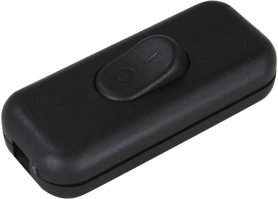 Мързелив ключ черен 2,5А 250V – (Commel)