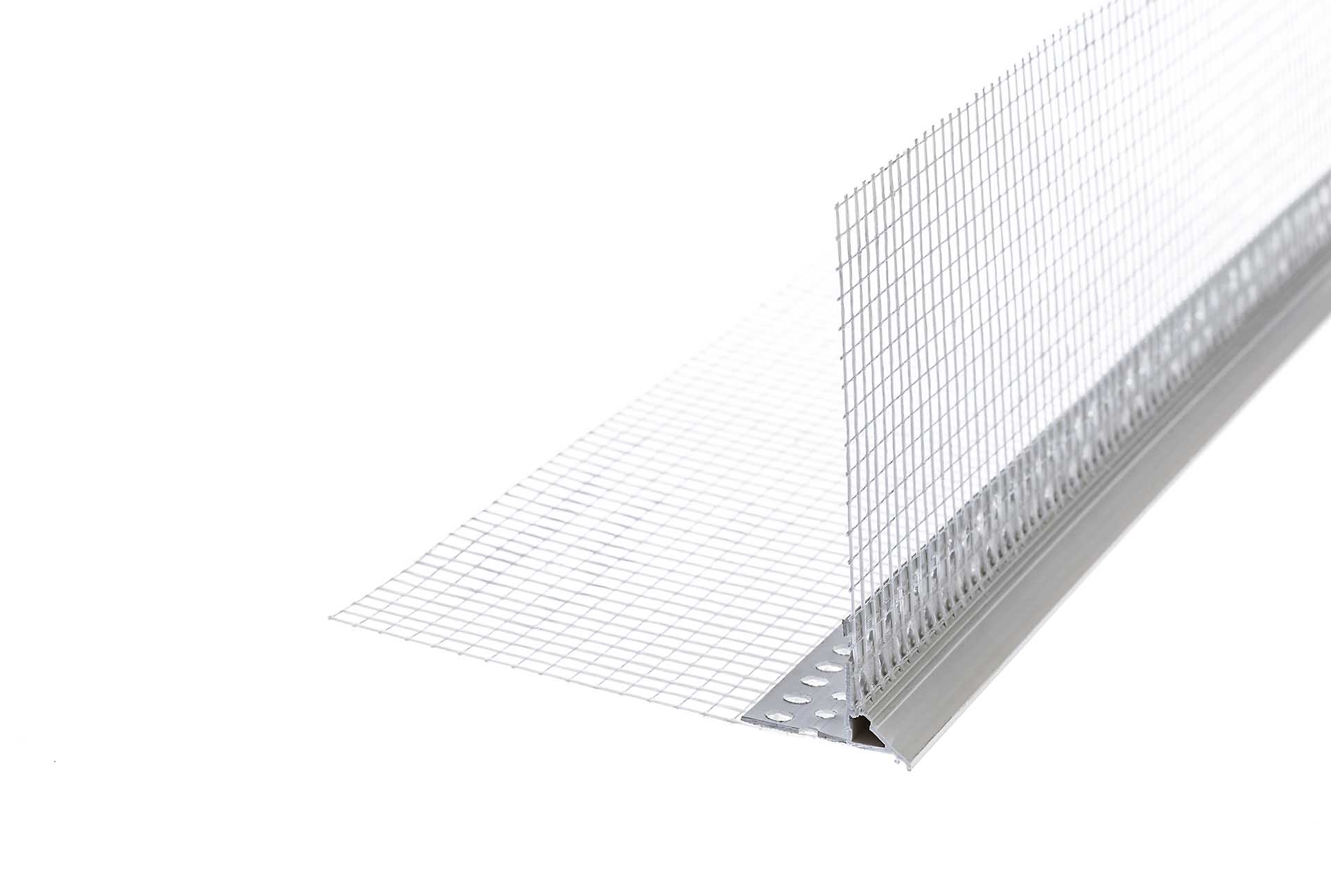 Профил за ъгъл водооткапващ с мрежа PVC – 2.5 м.