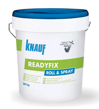 Шпакловка гипсова фина Knauf Readyfix Roll & Spray – 28 кг. (Knauf)