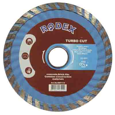 Диск диамантен турбо  125мм – (Rodex)