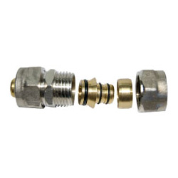 Връзка за радиатор права разглобяема 16/16