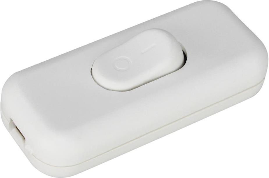 Мързелив ключ бял 2,5А 250V – (Commel)