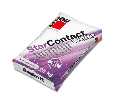 Лепилно – шпакловъчна смес за изолация StarContact – Гел – 25 кг. Бял (Баумит)