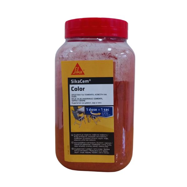 Боя оксидна – 800 гр Червена – (Sika)