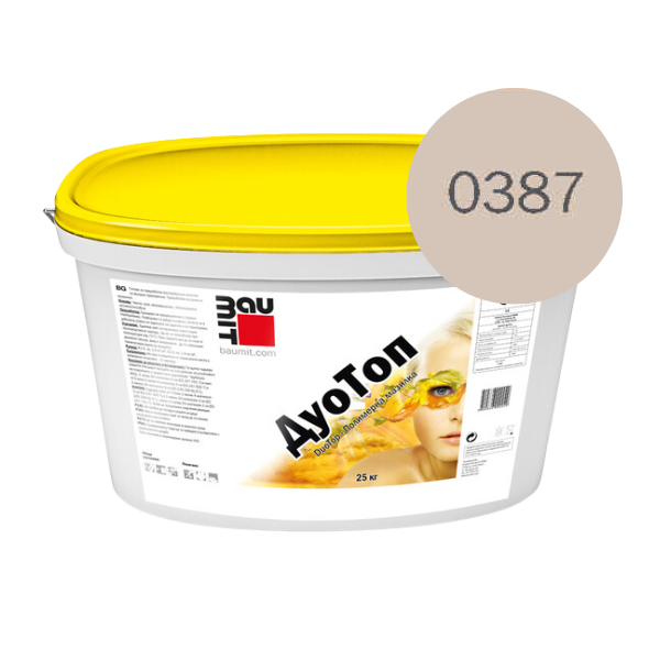 Мазилка Дуо Топ драскана 1.5 К – 25 кг. цвят: 0387 (Баумит)