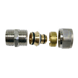 Връзка за радиатор права разглобяема 16/1/2″ М