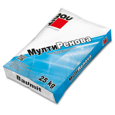 Шпакловка циментова подравнителна PutzSpachtel /Multi Renova – 25 кг. (Баумит)