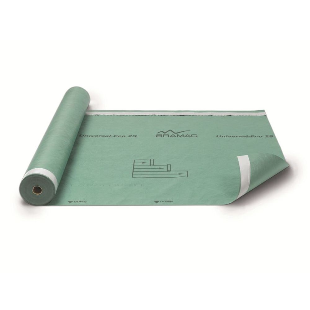 Фолио подпокривно дифузионно Universal Eco 140 гр. – 75 кв. м. зелено (Брамак)