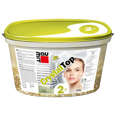 Мазилка Кристал Топ драскана 1.5 K – 25 кг. цвят: Бял (Баумит)