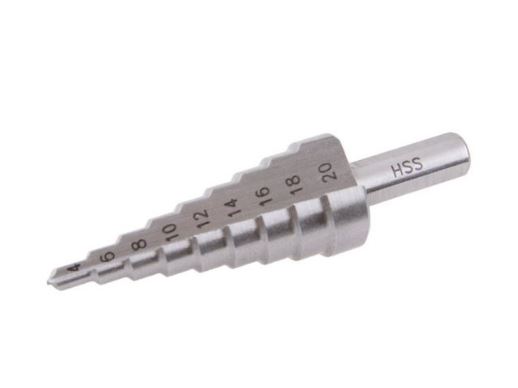 Бургия (свредло) за метал 9-степенно HSS 4-20 мм – (Step Drill)