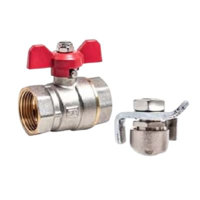 Кран сферичен 1“ж / 1″м – (перчата ръкохватка)