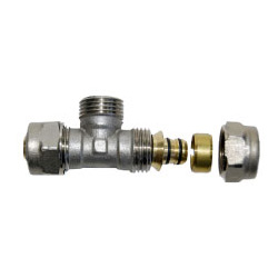 Тройник разглобяем 16/1/2’м’/16