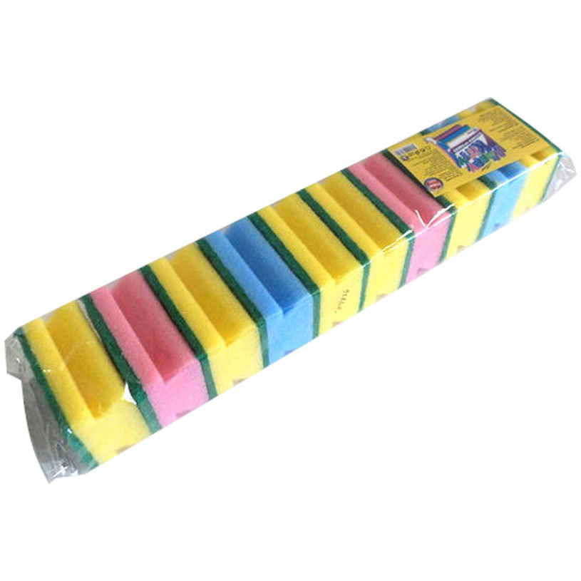 Гъба домакинска с канал 9/6.5/4 см – 10 бр