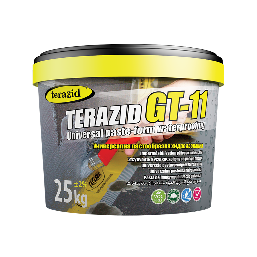 Хидроизолация еднокомпонентна течна GT11 – 5 кг. (Теразид)