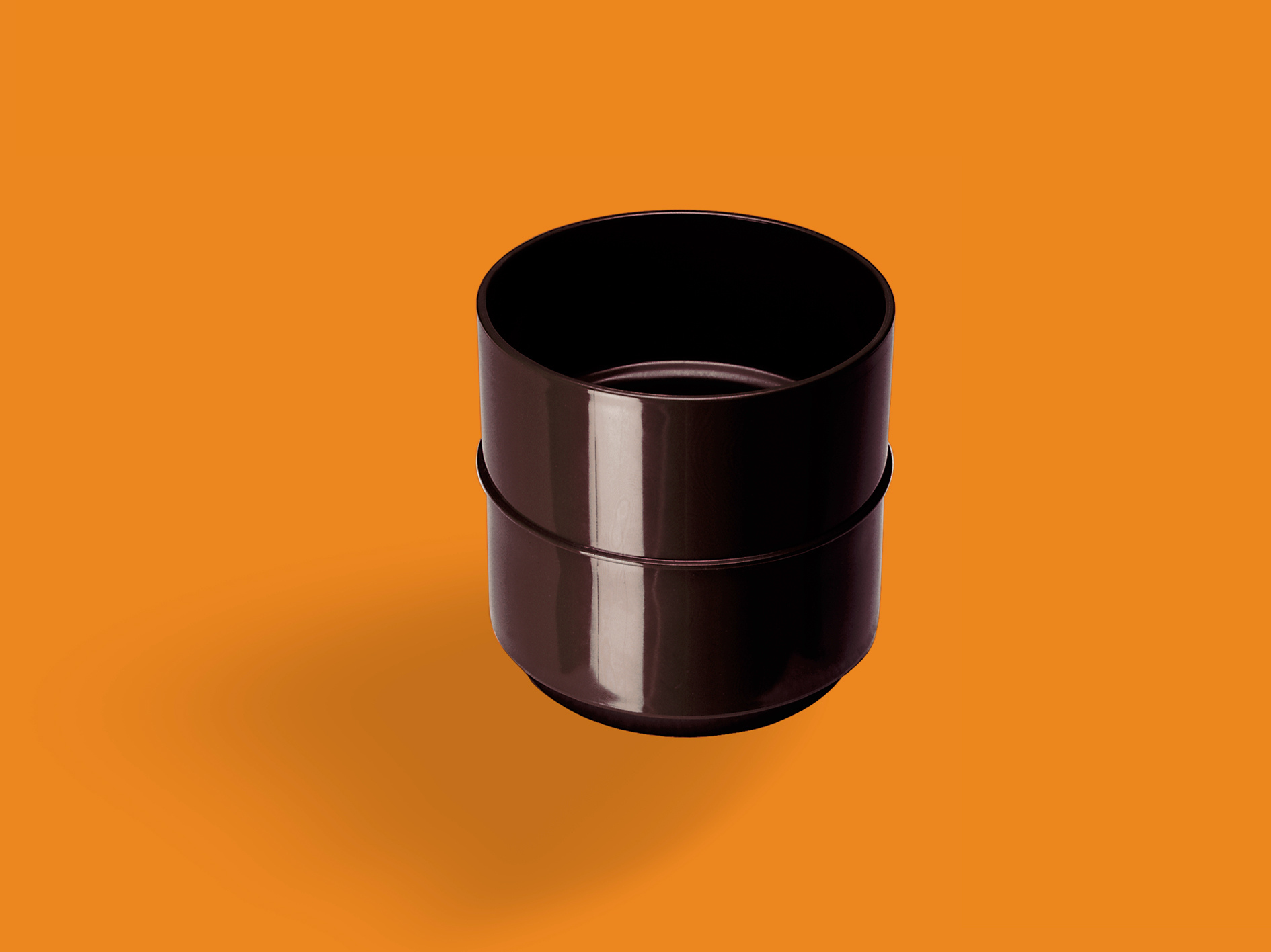 Муфа свързваща тръба Ф 90 KANION – Т. Кафяв