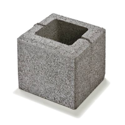 Малко блокче за ограда Rivago 20/20/16 – сиво (Земелрок)