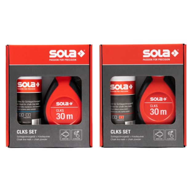 Чертилка CLKS + маркираща боя 230 гр – червена – комплект – (Sola)