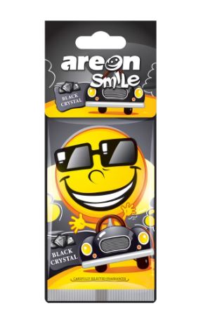 Ароматизатор хартиен Усмивка – черен кристал – (Areon)