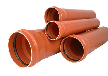 Тръба PVC Ф160 мм./3.2 мм./4 м. Муфирана – (SN2) ор. (Pestan)