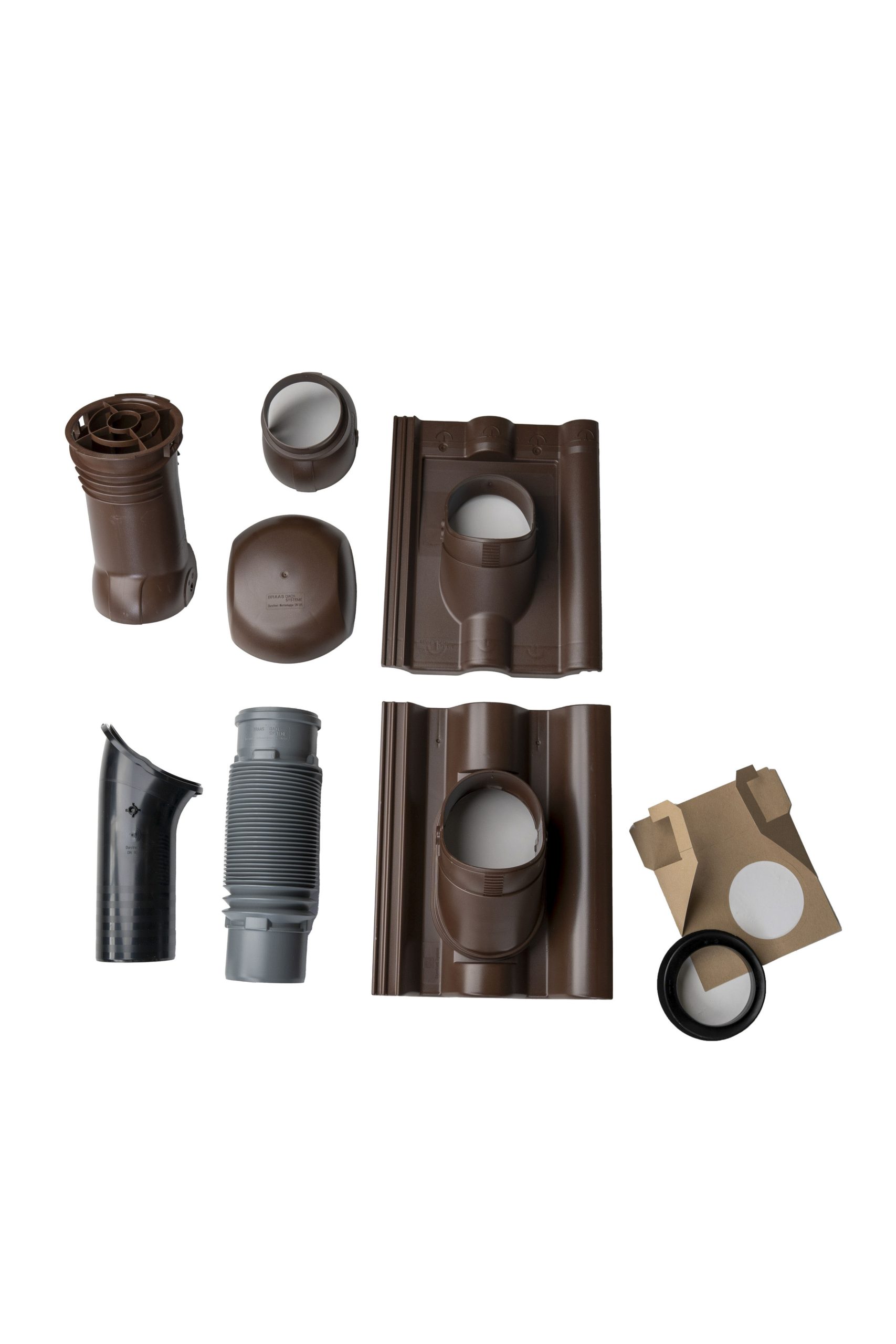 Керемида Атика Антик Отдушник Дуровент ф125 – к-т кафяв ( Брамак)