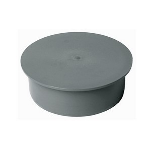 Тапа PVC Ф 50 сива