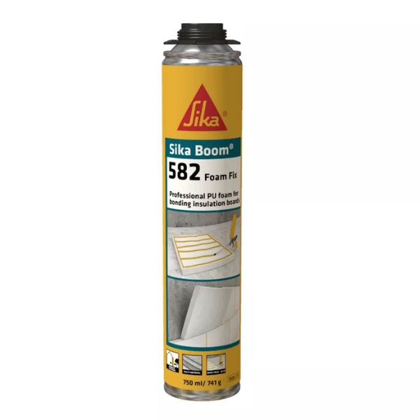 Пяна (лепило полиуретаново) за лепене пистолетна Sika Boom 582 ФоумФикс – 750 мл – (Sika)