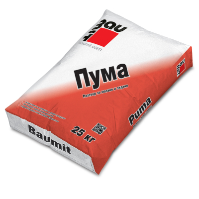 Разтвор за зидарии на тухли Пума – 25 кг. (Баумит)
