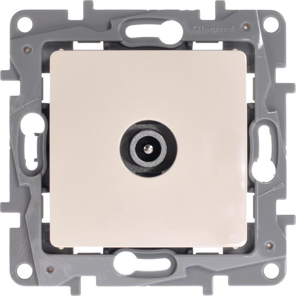 Розетка TV индивидуална 1bB Niloe – крем (Legrand)