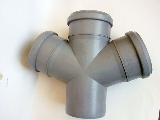 Разклонение ПП Ф110/110/110/45 град. сиво