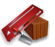 Шейна за полагане на разтвор Porotherm 25 N+F Light