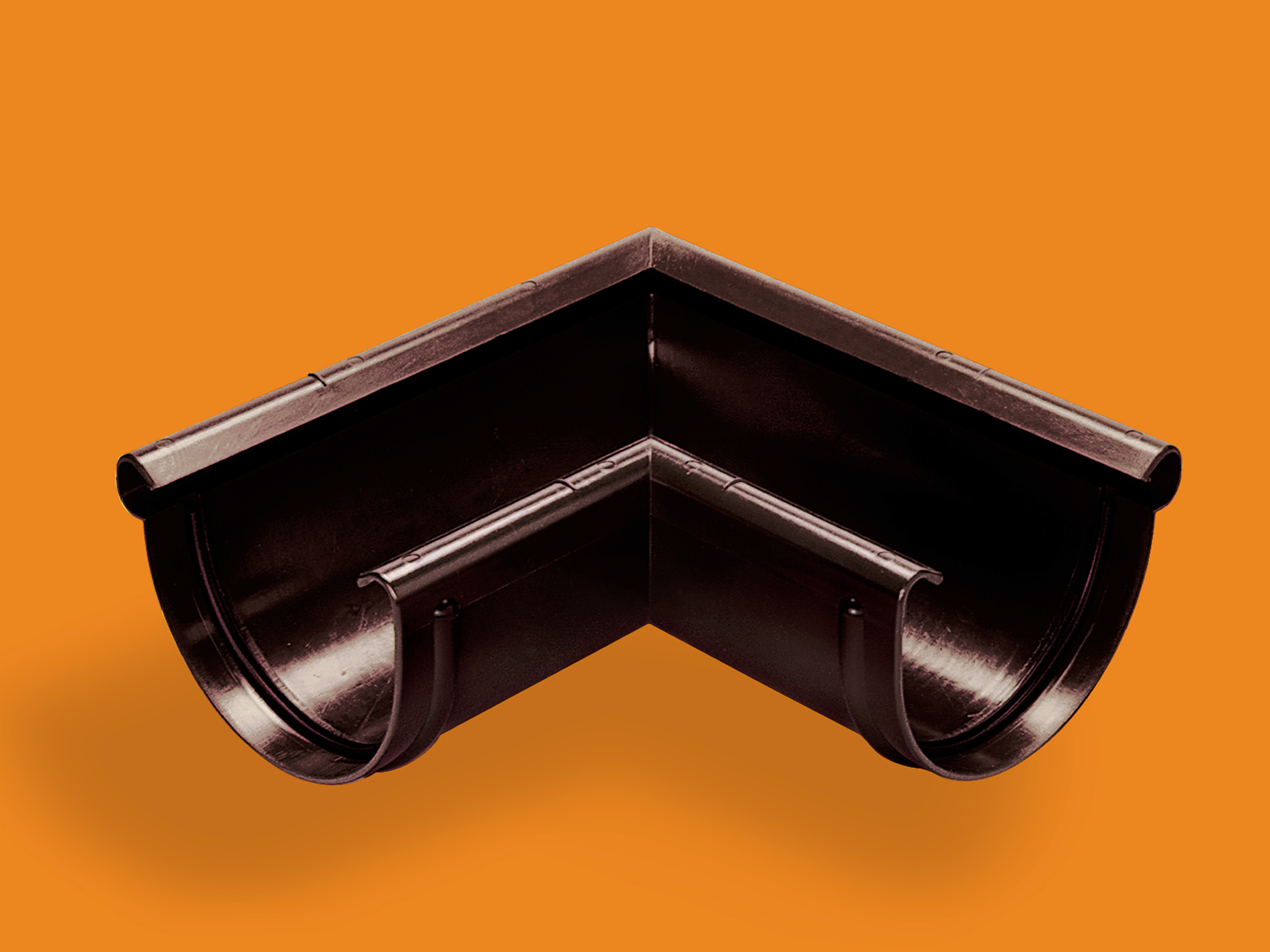 Ъгъл външен Ф100/ 90 KANION – Т.Кафяв