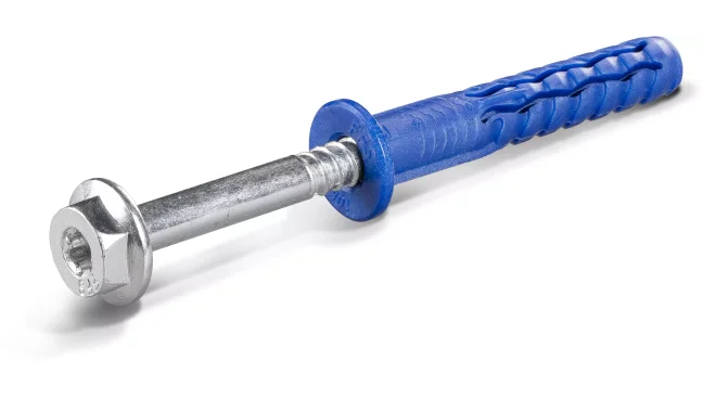 Дюбел фасаден рамков R-FFS-K 10/60 – универсален с винт шестостен SW13/TX40 и яка – (Rawlplug)